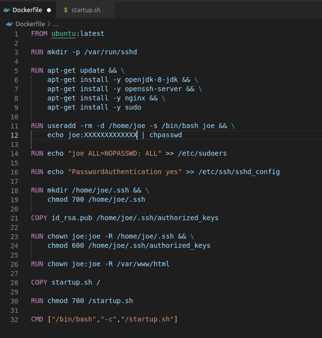 Containerised Web Server using NGINX and SSH